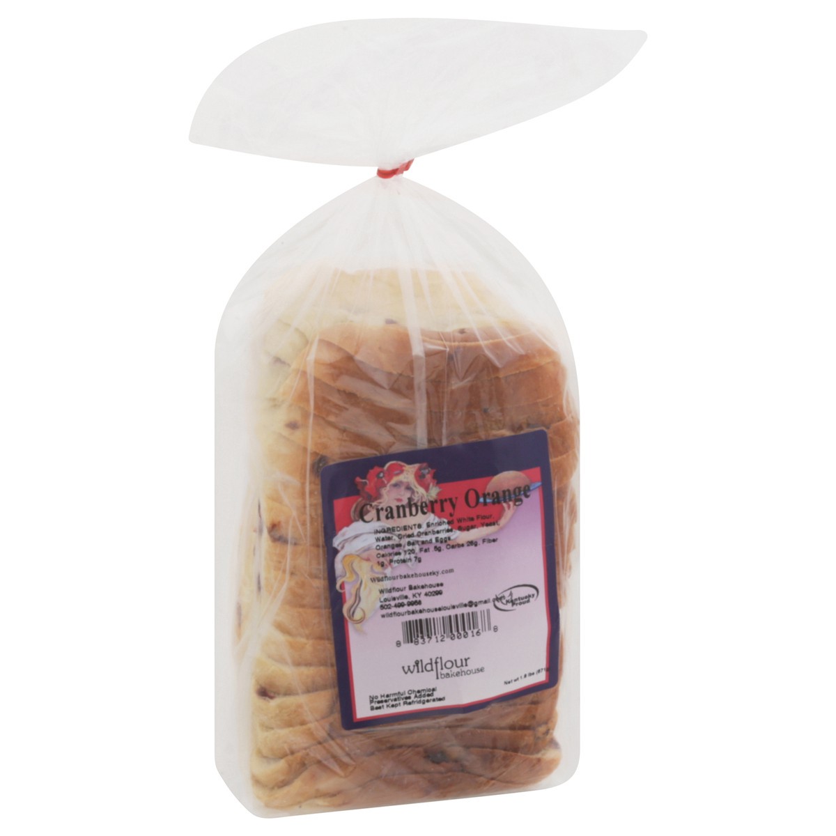 slide 8 of 13, Wildflour Bakehouse Cranberry Orange Bread 1.8 lb, 1.8 lb