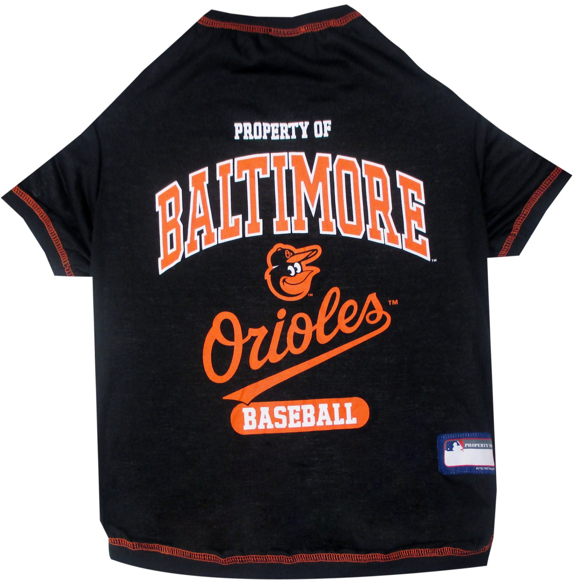 slide 1 of 1, Pets First Baltimore Orioles T-Shirt, LG