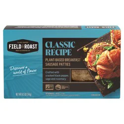 Field Roast Breakfast Sausage Patties, Plant-Based, Classic Recipe