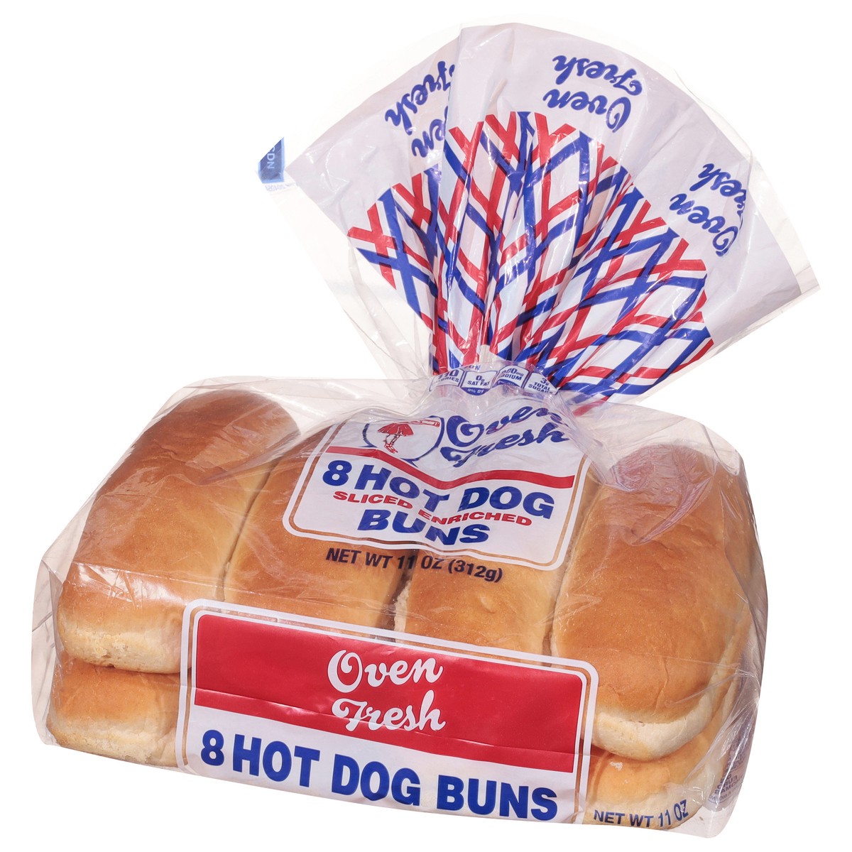 slide 5 of 9, Oven Fresh Sliced Enriched Hot Dog Buns 8 ea, 8 ct