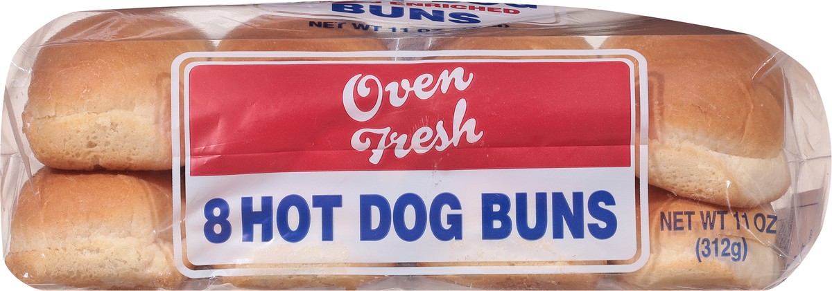 slide 9 of 9, Oven Fresh Sliced Enriched Hot Dog Buns 8 ea, 8 ct