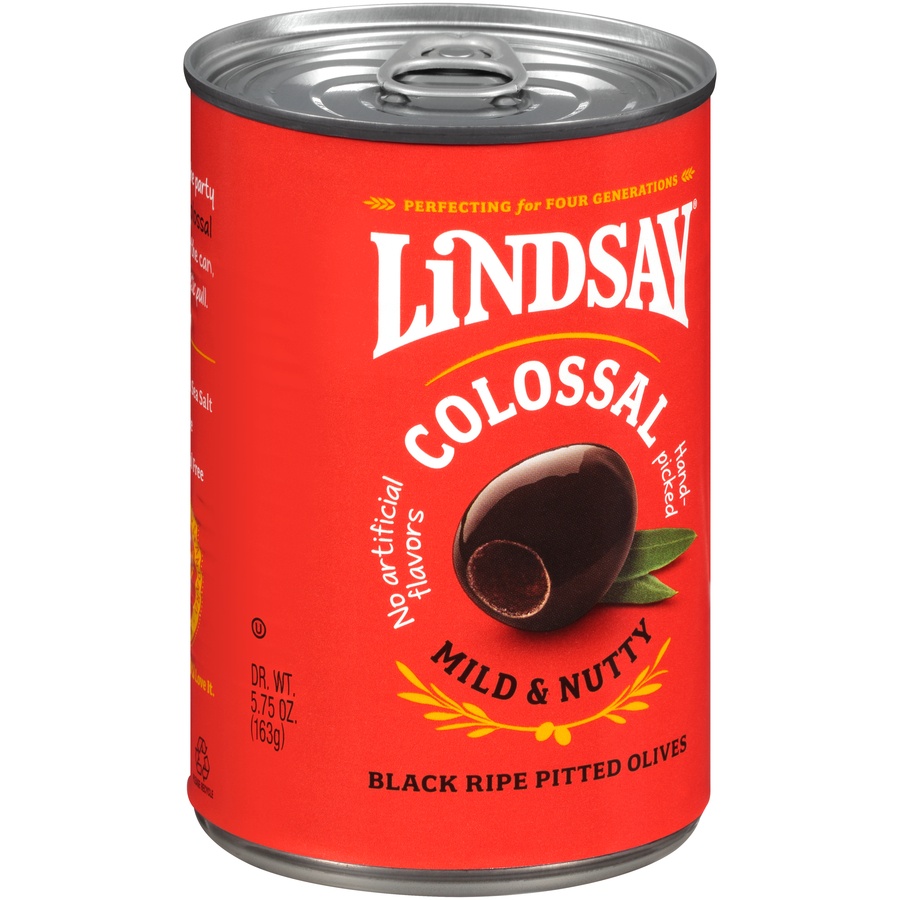 slide 2 of 8, Lindsay California Ripe Pitted Colossal Olives, 5.75 oz