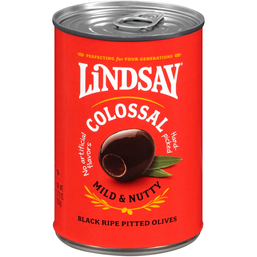 slide 1 of 8, Lindsay California Ripe Pitted Colossal Olives, 5.75 oz