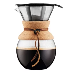 Bodum Pour Over Glass Coffee Maker - Cork