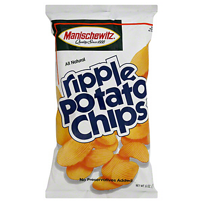 slide 1 of 1, Manischewitz Potato Chips Ripple Salted Passover, 6 oz