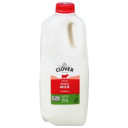 Clover Sonoma Whole Milk 0.5 gal