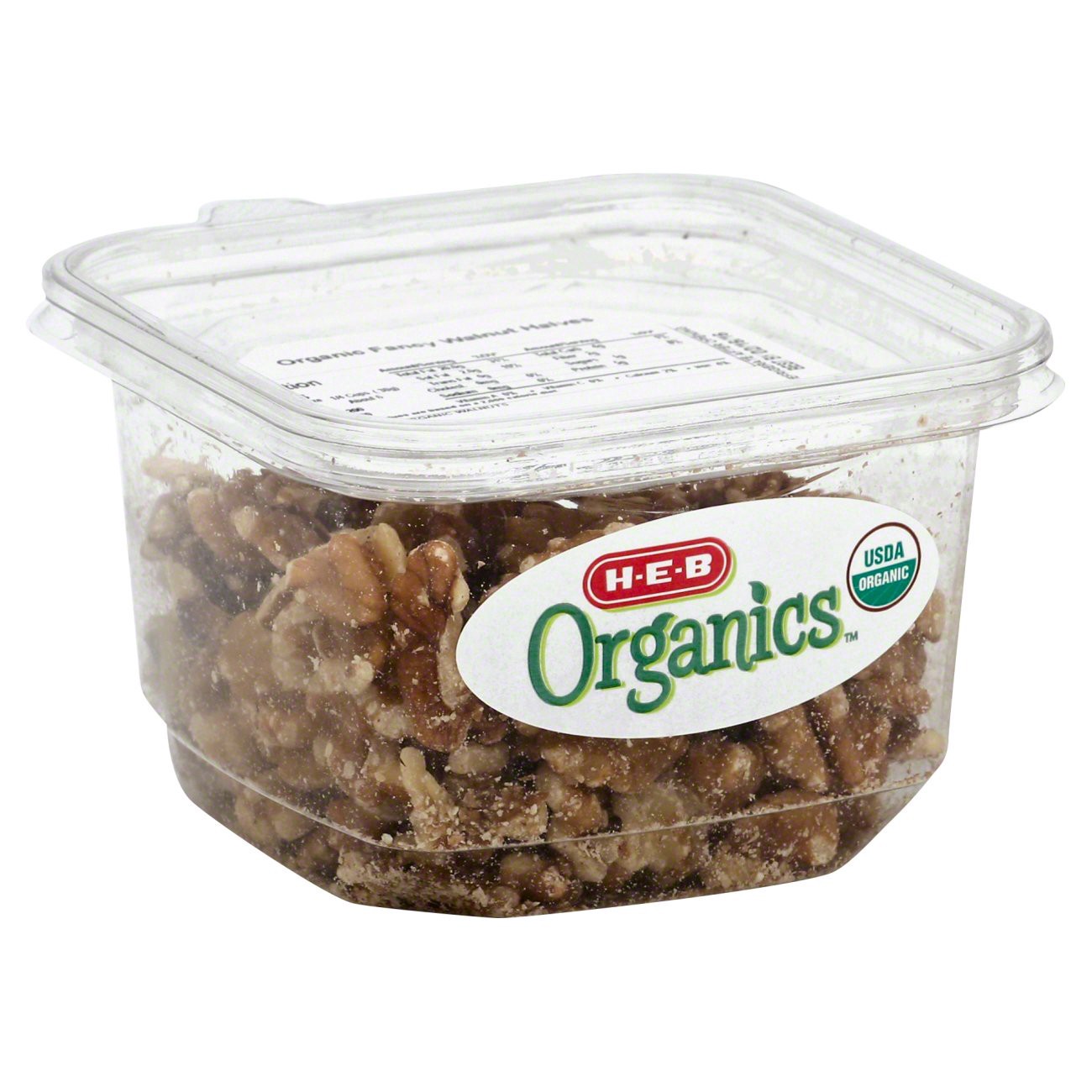 slide 1 of 1, H-E-B Organics Walnuts, 6 oz