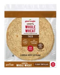 Giant Eagle Whole Wheat Tortillas