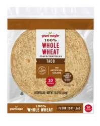 Giant Eagle Whole Wheat Tortillas