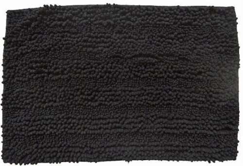 slide 1 of 1, Everyday Living Spaghetti Bath Rug - Jet Black, 20 in x 30 in