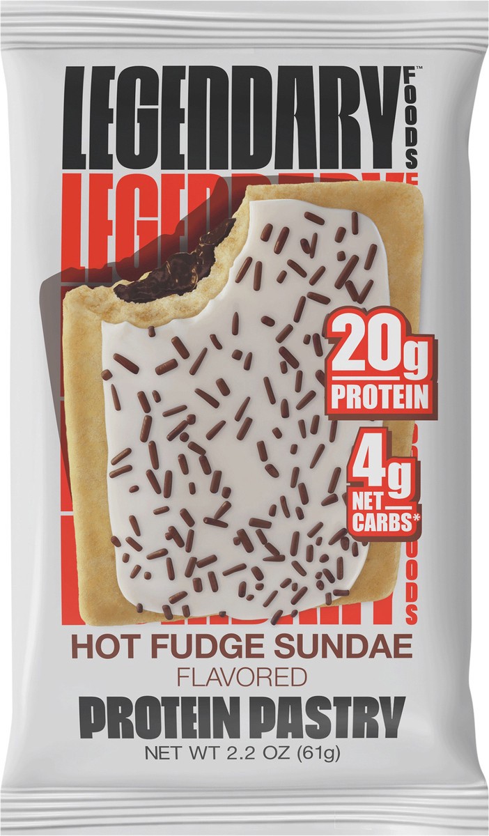 slide 2 of 2, Legendary Foods Protein Pastry - Hot Fudge Sundae, 2.2 oz Pastry, 2.20 qt