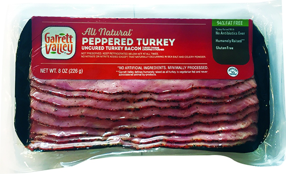 Garrett Valley Turkey Peppered Bacon 8 oz | Shipt