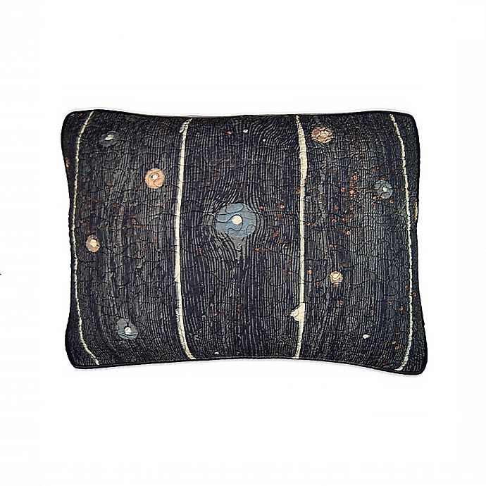 slide 1 of 2, Donna Sharp Moonlit Bear Standard Pillow Sham - Black, 1 ct