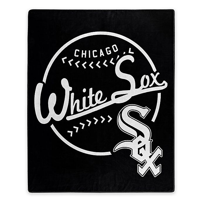 slide 1 of 1, MLB Chicago White Sox Jersey Raschel Throw Blanket, 1 ct