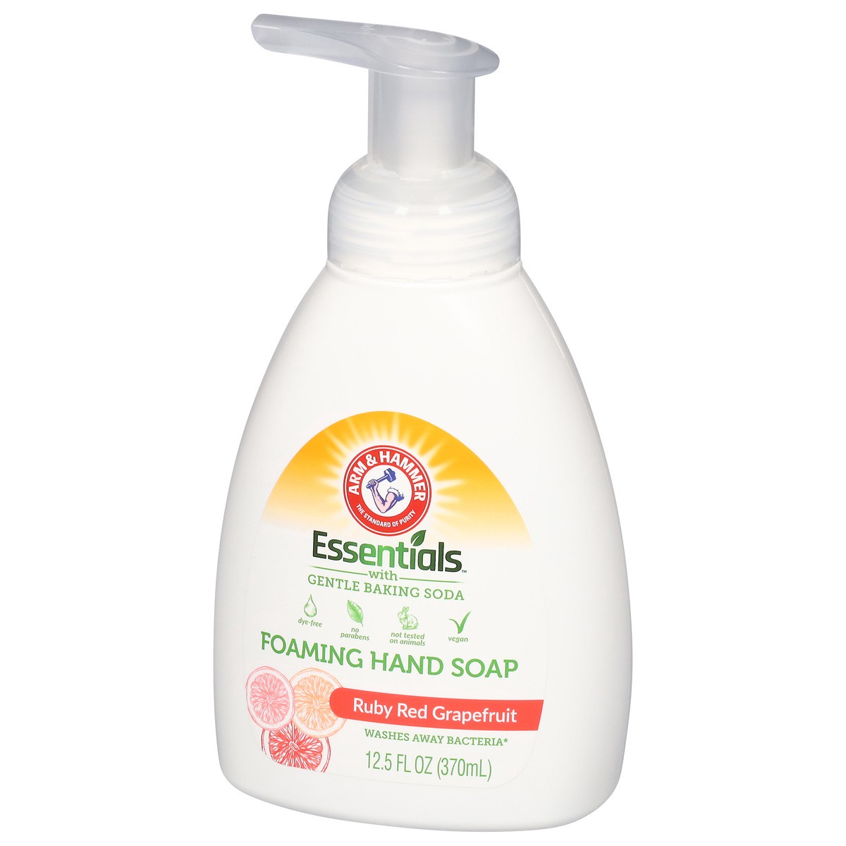 slide 8 of 13, ARM & HAMMER Essentials Ruby Red Grapefruit Foaming Hand Soap 12.5 fl oz, 12.5 oz