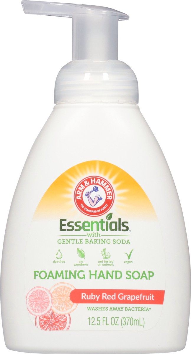 slide 3 of 13, ARM & HAMMER Essentials Ruby Red Grapefruit Foaming Hand Soap 12.5 fl oz, 12.5 oz