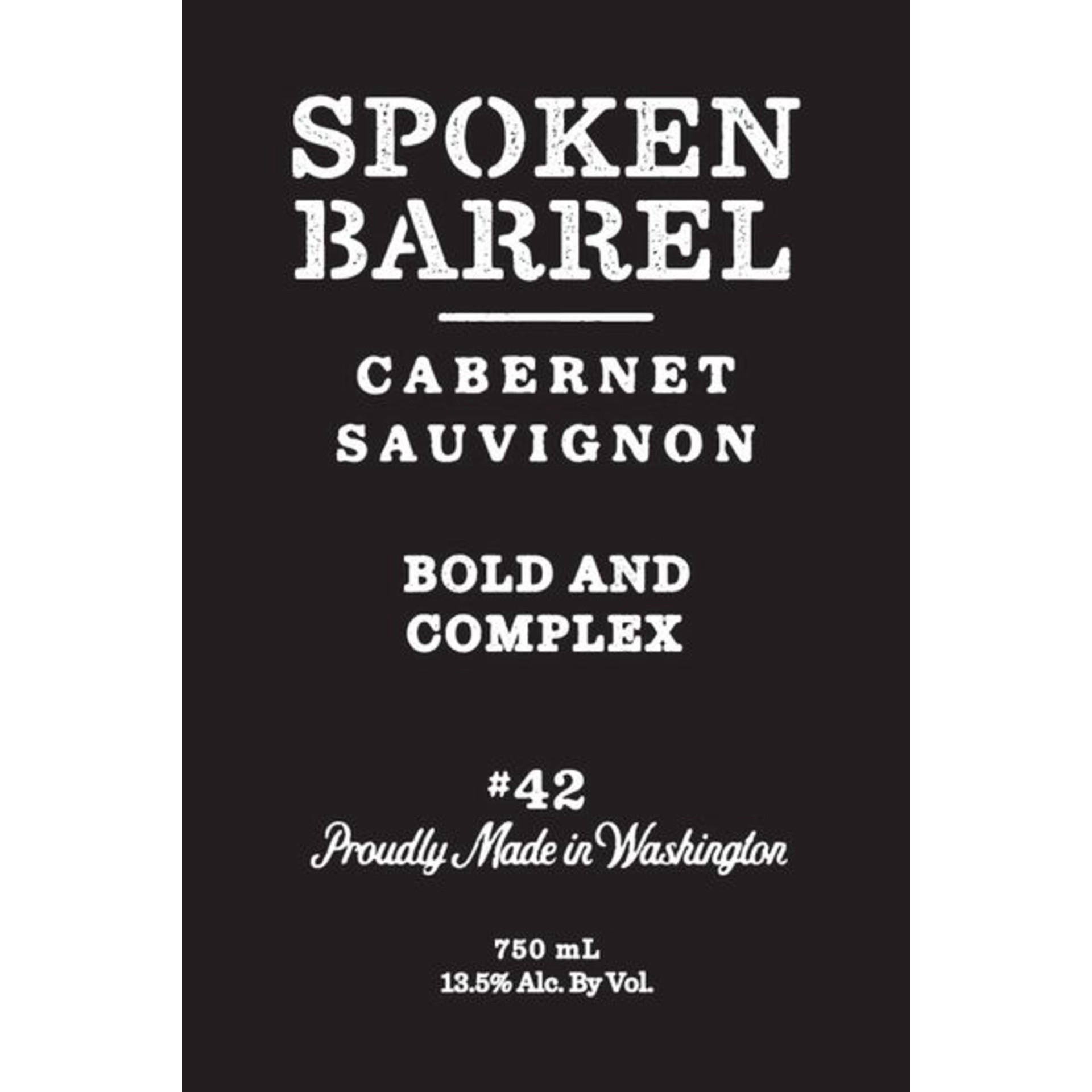 slide 2 of 7, Spoken Barrel Cabernet Sauvignon Red Wine, 750 mL Bottle, 25.36 fl oz