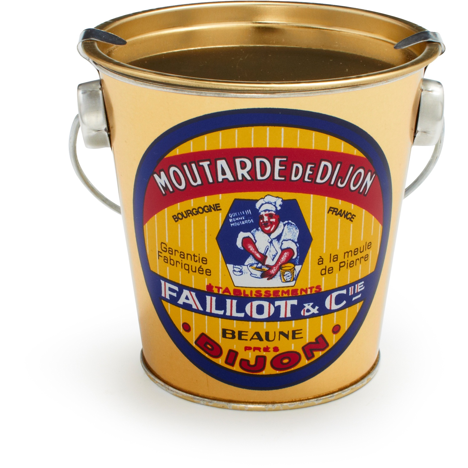slide 1 of 1, Edmond Fallot Dijon Mustard Metal Pail, 15.8 oz