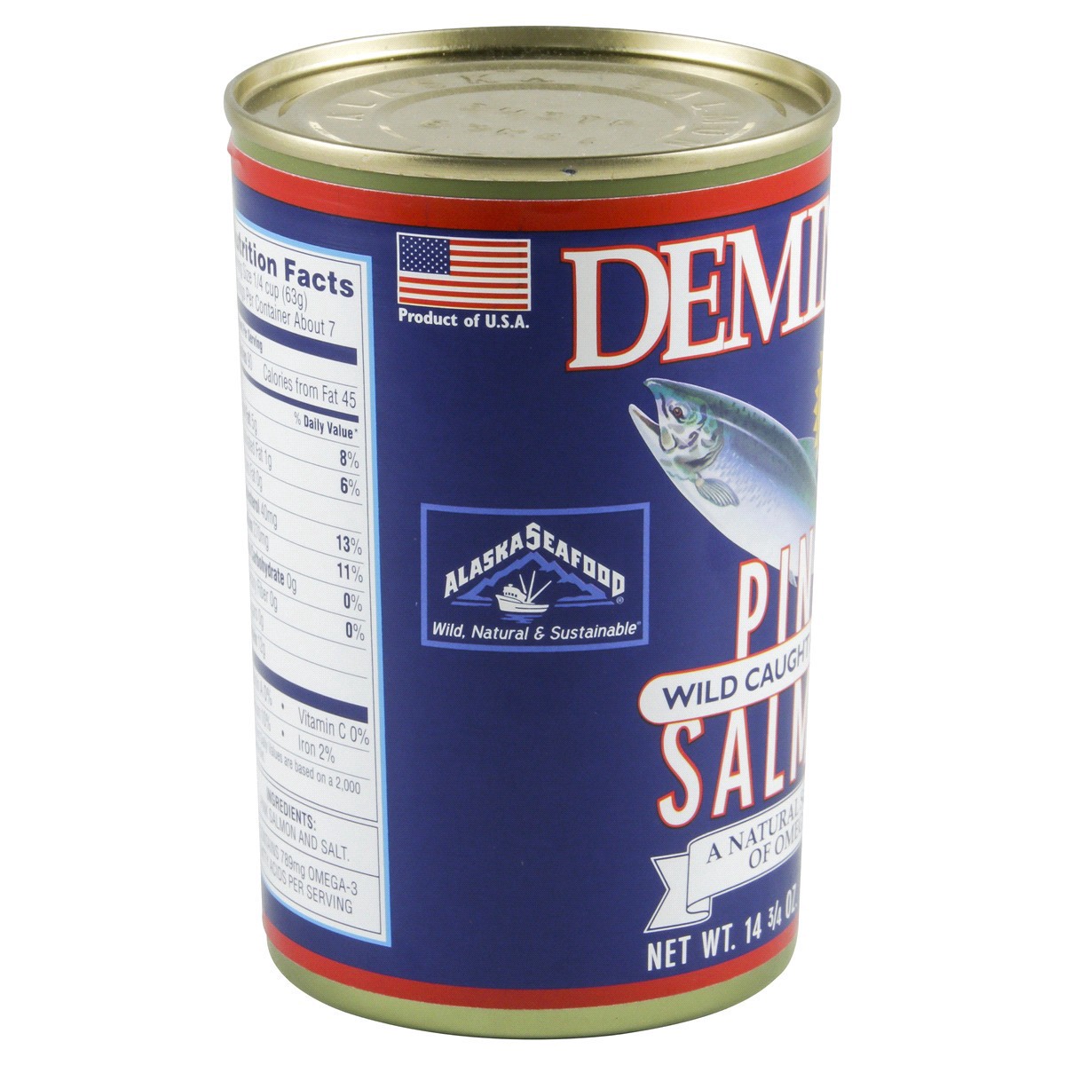 slide 5 of 13, Deming's Alaskan Pink Salmon, 14.75 oz