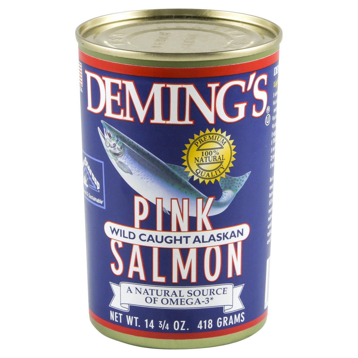 slide 1 of 13, Deming's Alaskan Pink Salmon, 14.75 oz