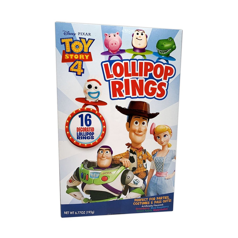 slide 1 of 1, Flix Candy Toy Story Decorated Lollipop Rings, 16 ct