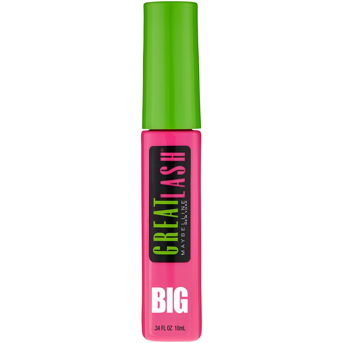 slide 27 of 49, Maybelline Great Lash Big Washable Mascara - 130 Blackest Black - 0.34 fl oz, 0.34 fl oz