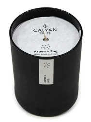 Calyan Wax Co Aspen & Fog Black Tumbler Soy Candle