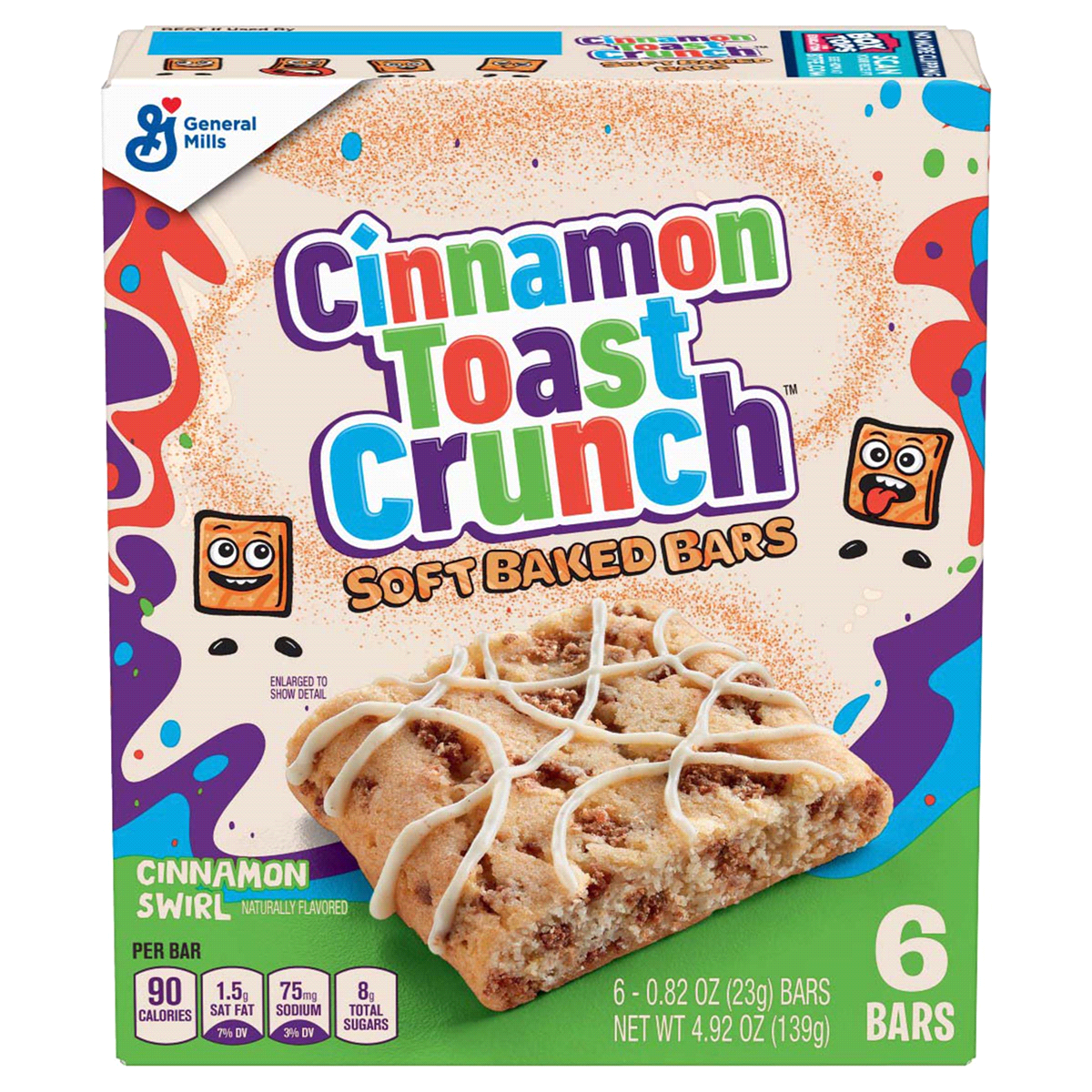 slide 1 of 1, Cinnamon Toast Crunch Soft Baked Bar, 4.92 oz