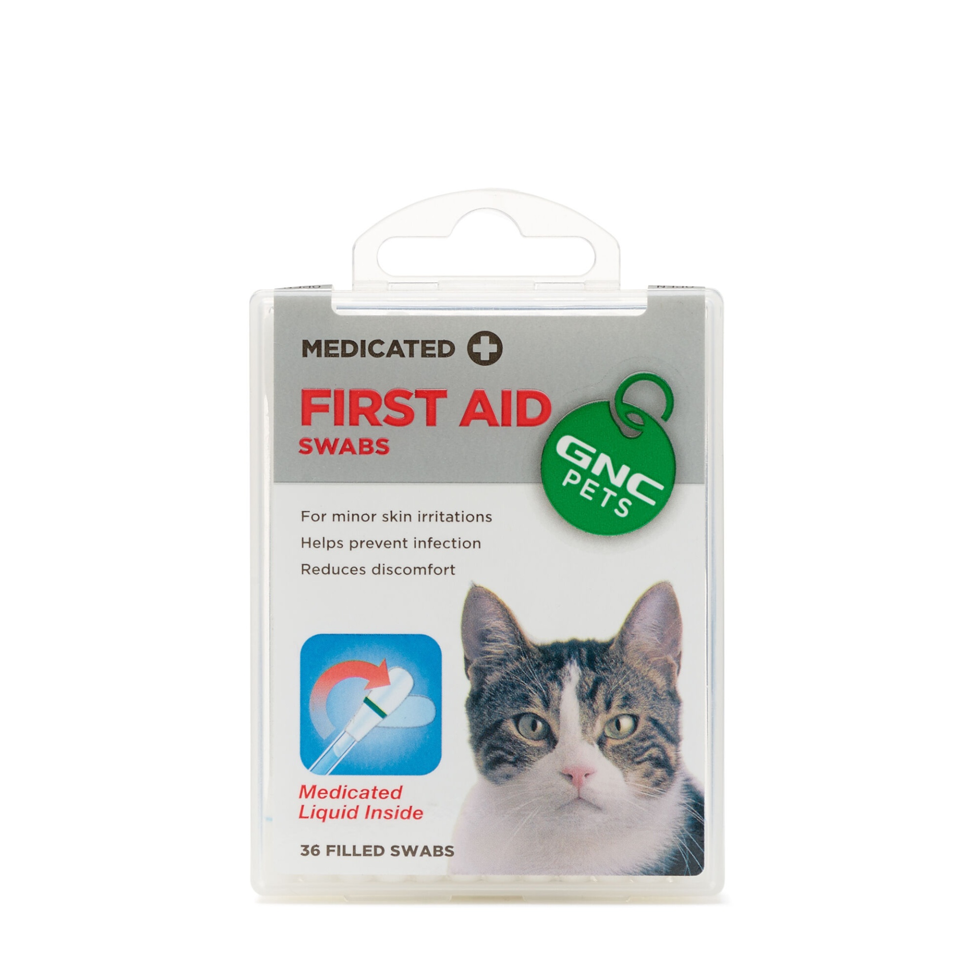 slide 1 of 1, GNC Pets Medicated First Aid Swabs, 36 ct