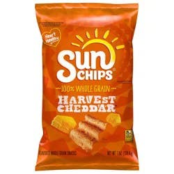 SunChips Whole Grain Snacks , Harvest Cheddar