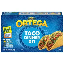 Ortega Taco Dinner Kit Value Pack, 14.9 oz