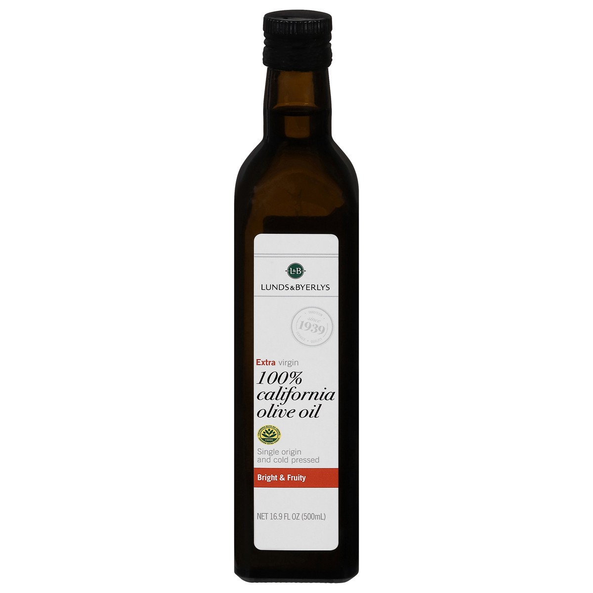 slide 1 of 8, L&B Bright & Fruity Extra Virgin 100% California Olive Oil - 16.9 fl oz, 16.9 fl oz