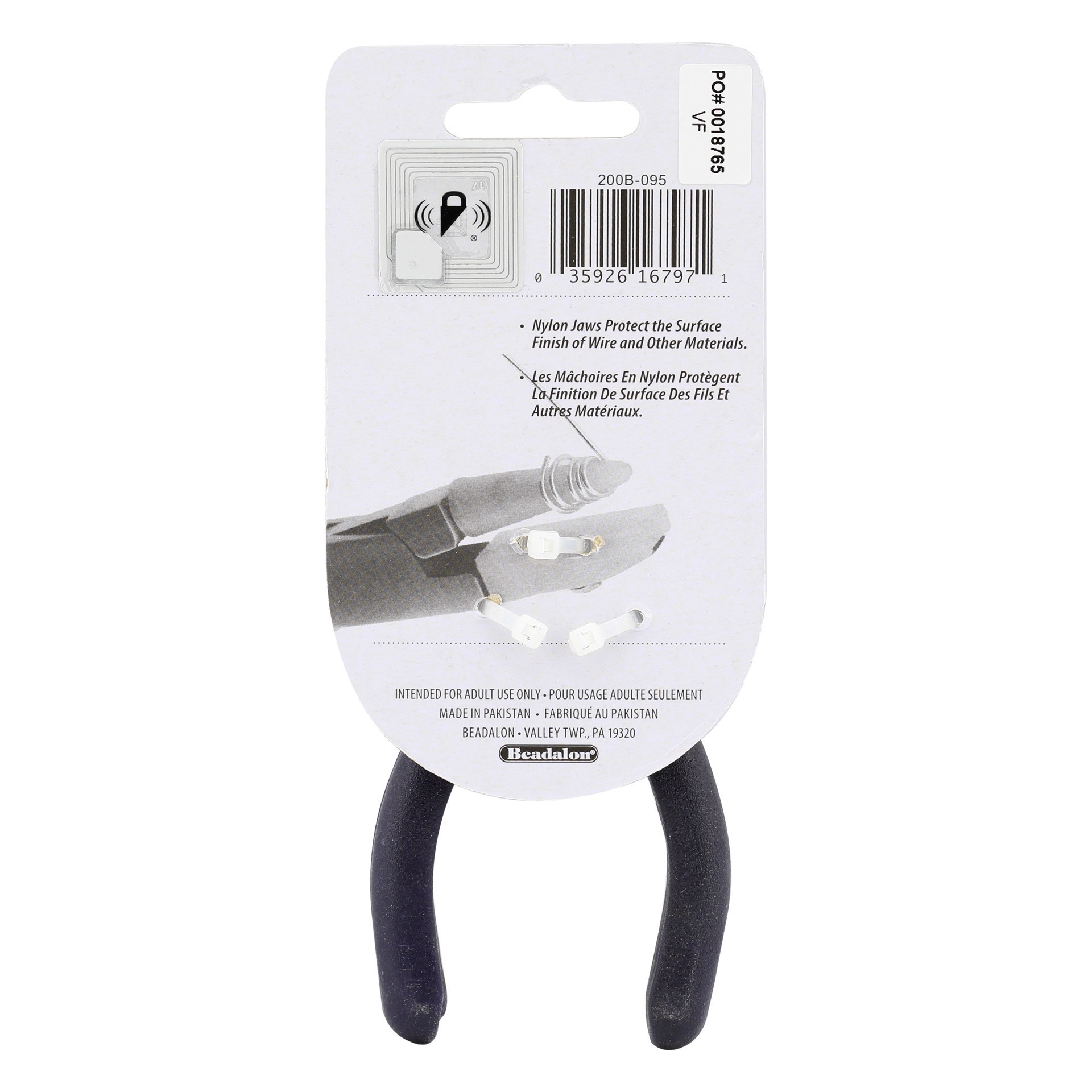 slide 6 of 6, Beadalon Designer Series Flat/round Nylon Jaw Pliers, 5.25 in
