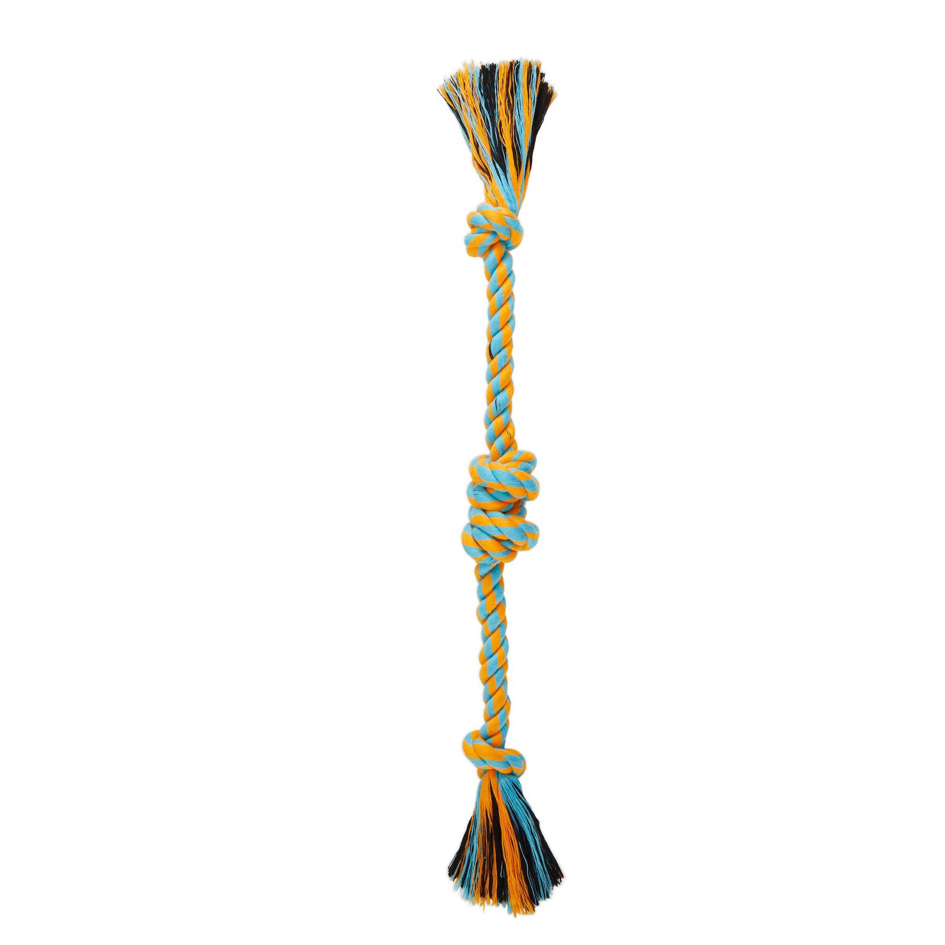 slide 1 of 1, Joyhound Game On 3 Rope 2 Knot Dog Toy, 1 ct