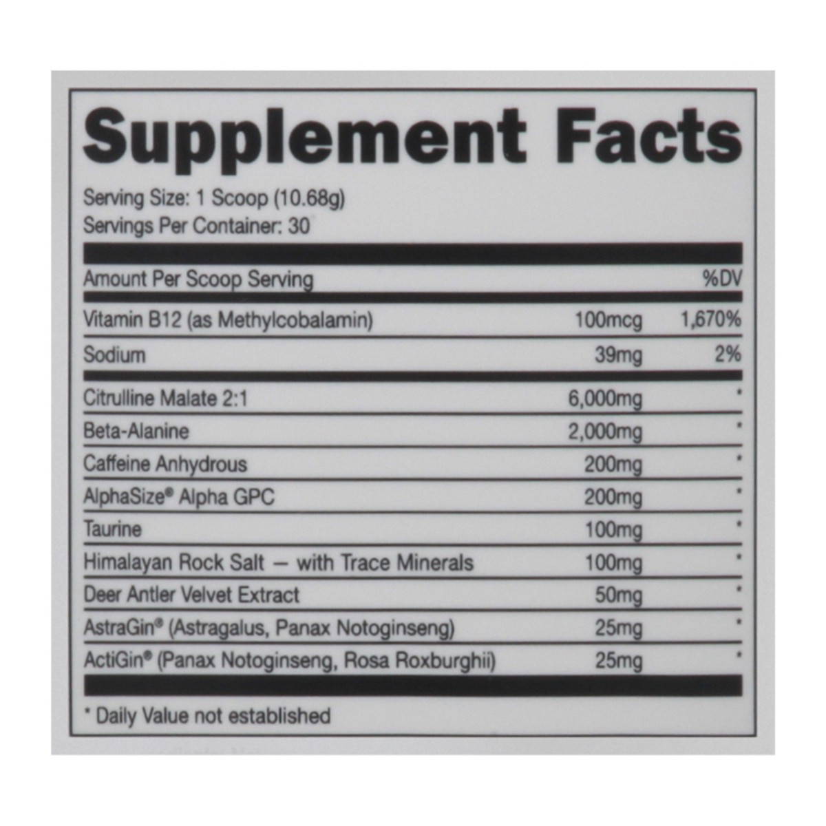 slide 11 of 13, Bucked Up Blue Raspberry Flavor Pre-Workout Supplement 11.30 oz, 11.3 oz