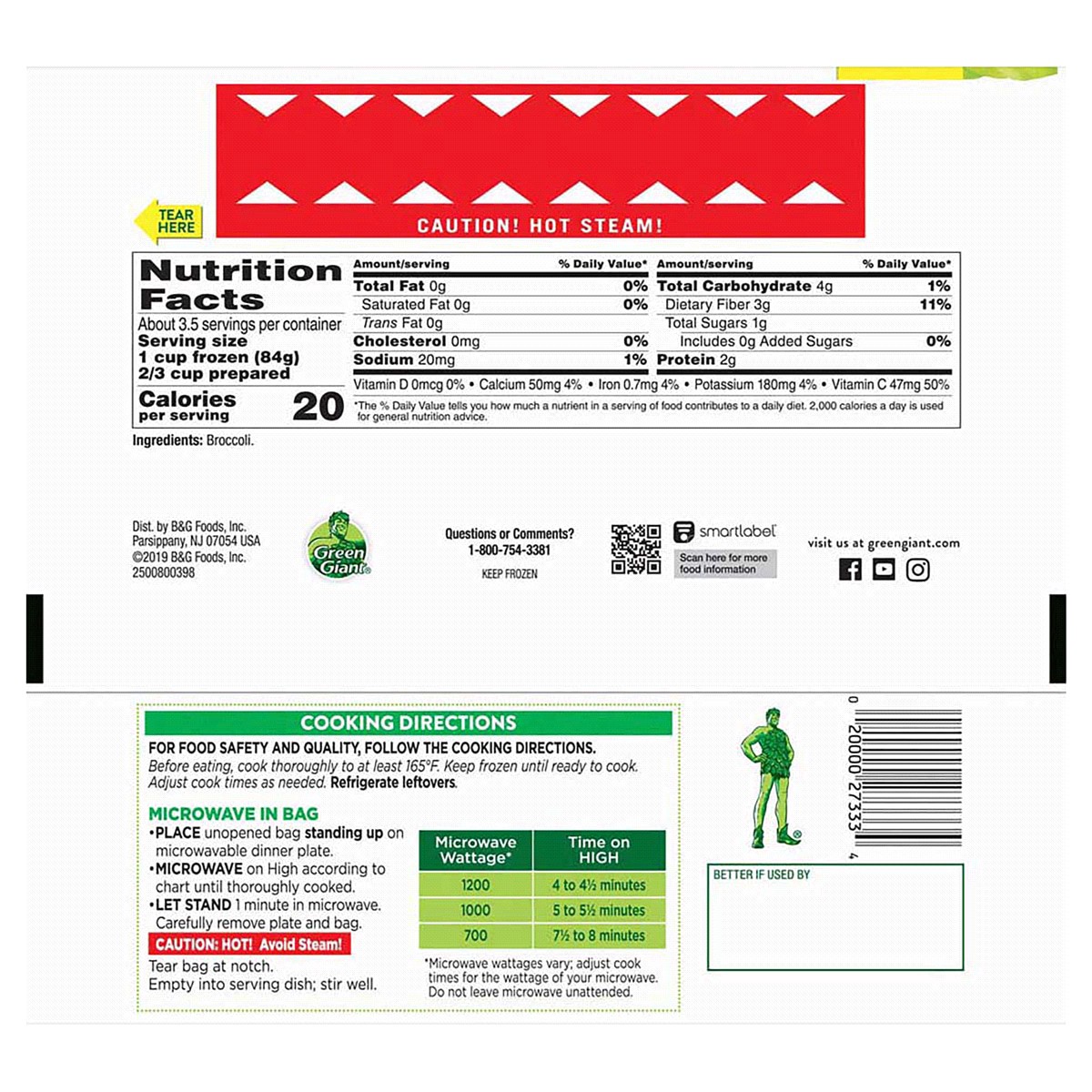 slide 2 of 2, Green Giant Chopped Broccoli, 10 oz