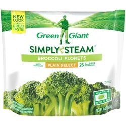 Green Giant Simply Steam™ Plain Select Broccoli Florets 10 oz. Bag