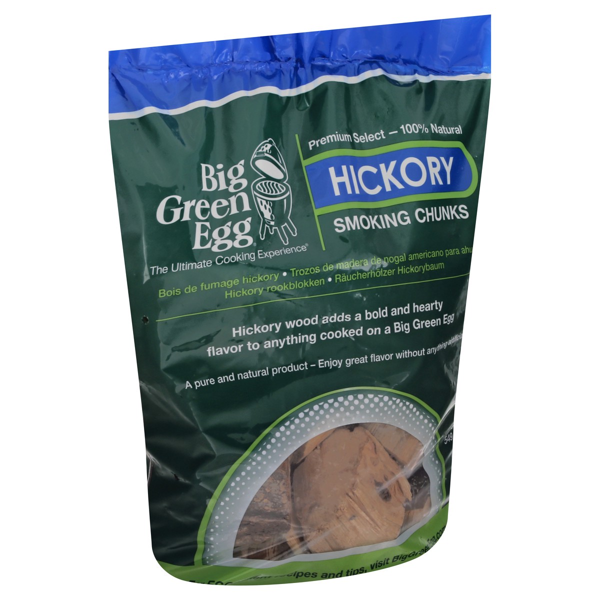 slide 4 of 11, Big Green Egg Hickory Smoking Chunks 9 lt, 9 liter