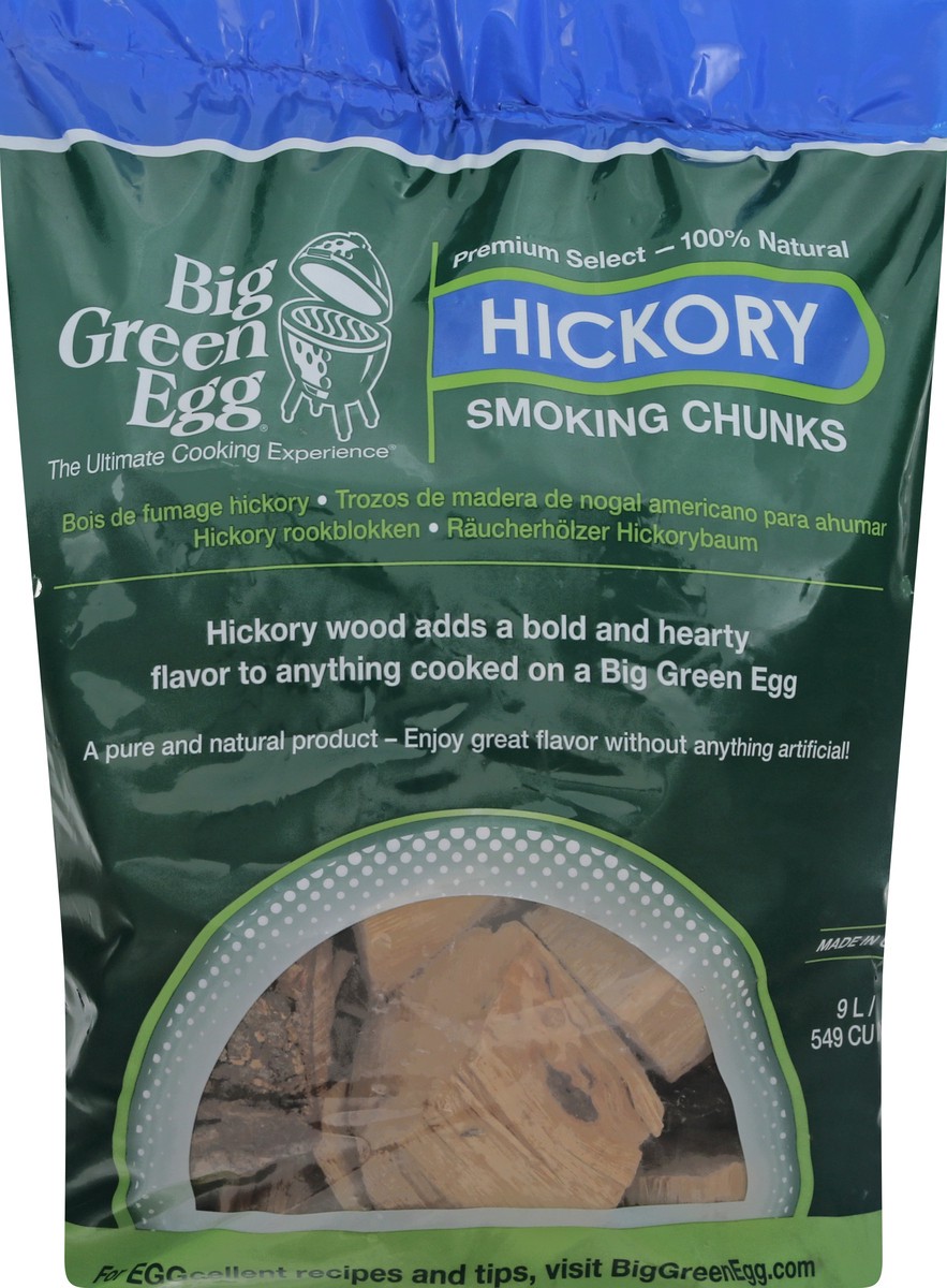 slide 10 of 11, Big Green Egg Hickory Smoking Chunks 9 lt, 9 liter