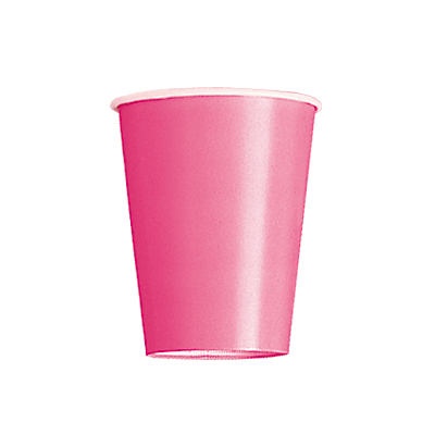 slide 1 of 1, Unique Industries Hot Pink Cups, 14 ct; 9 oz