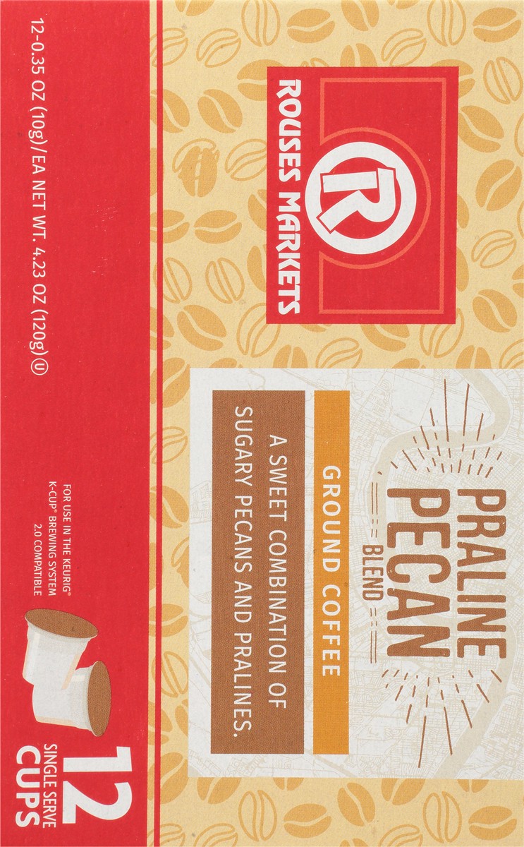 slide 14 of 14, Rouses Markets Single Serve Cups Praline Pecan Blend Ground Coffee- 12 ct, 12 ct