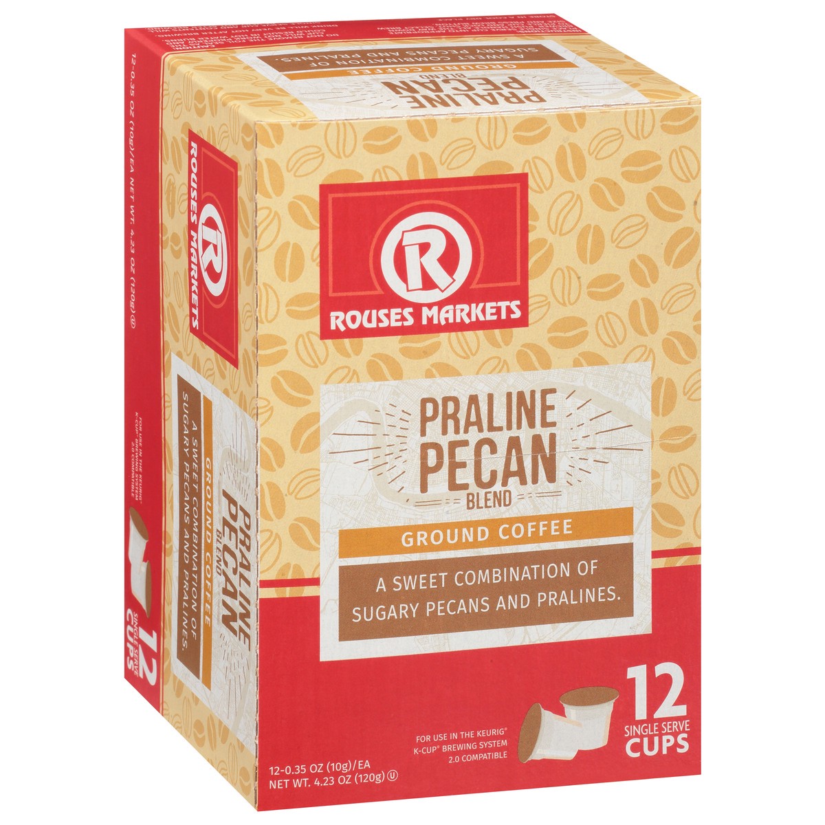 slide 2 of 14, Rouses Markets Single Serve Cups Praline Pecan Blend Ground Coffee- 12 ct, 12 ct