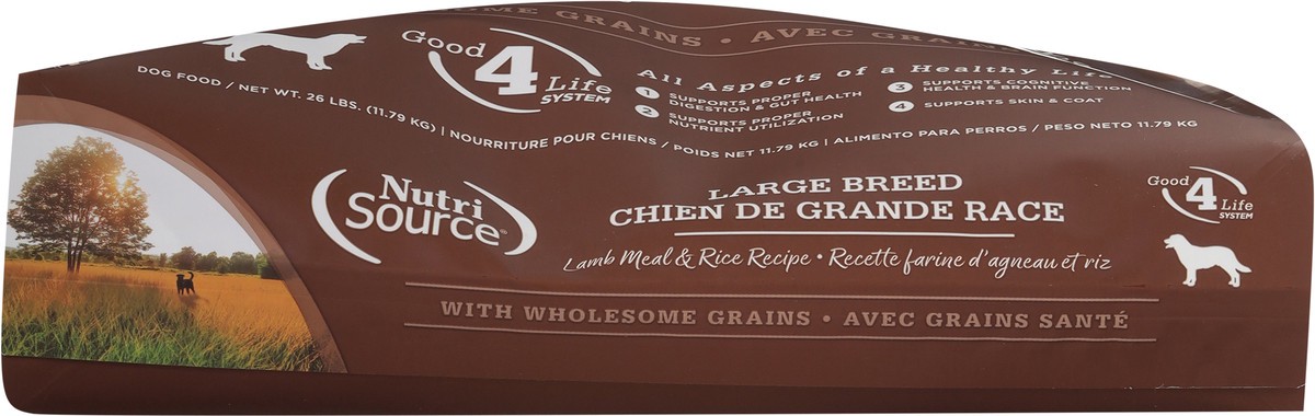 slide 2 of 14, NutriSource Large Breed Lamb Meal & Rice Recipe Dog Food 26 lb, 26 lb