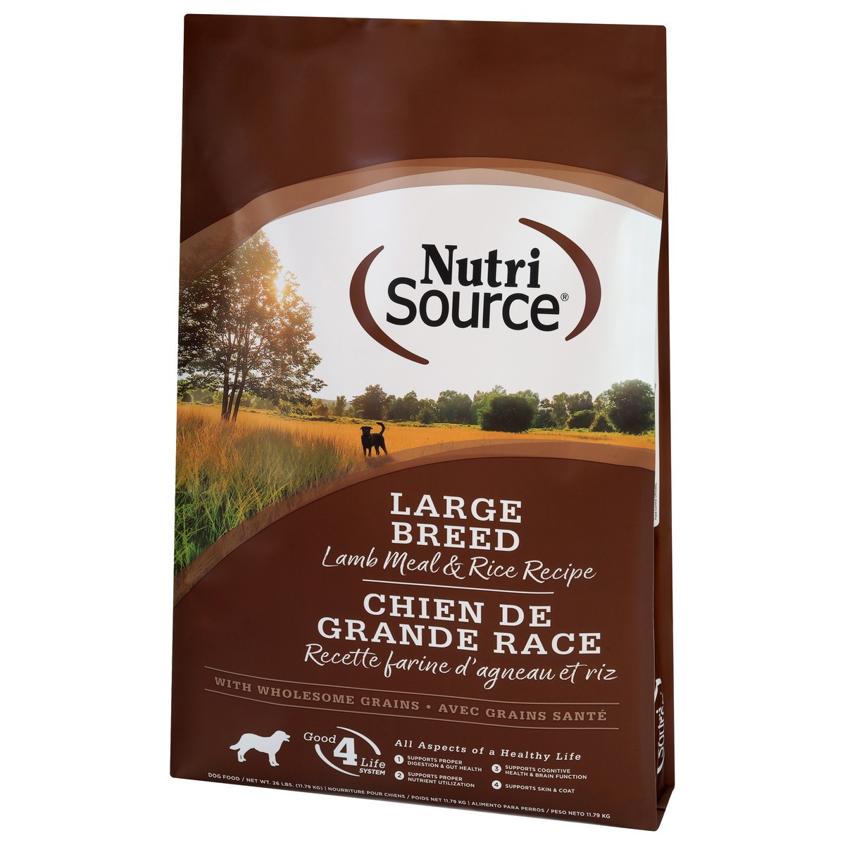 slide 10 of 14, NutriSource Large Breed Lamb Meal & Rice Recipe Dog Food 26 lb, 26 lb