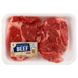 Giant USDA Choice Boneless Beef Chuck Eye Steak - 2 ct Fresh