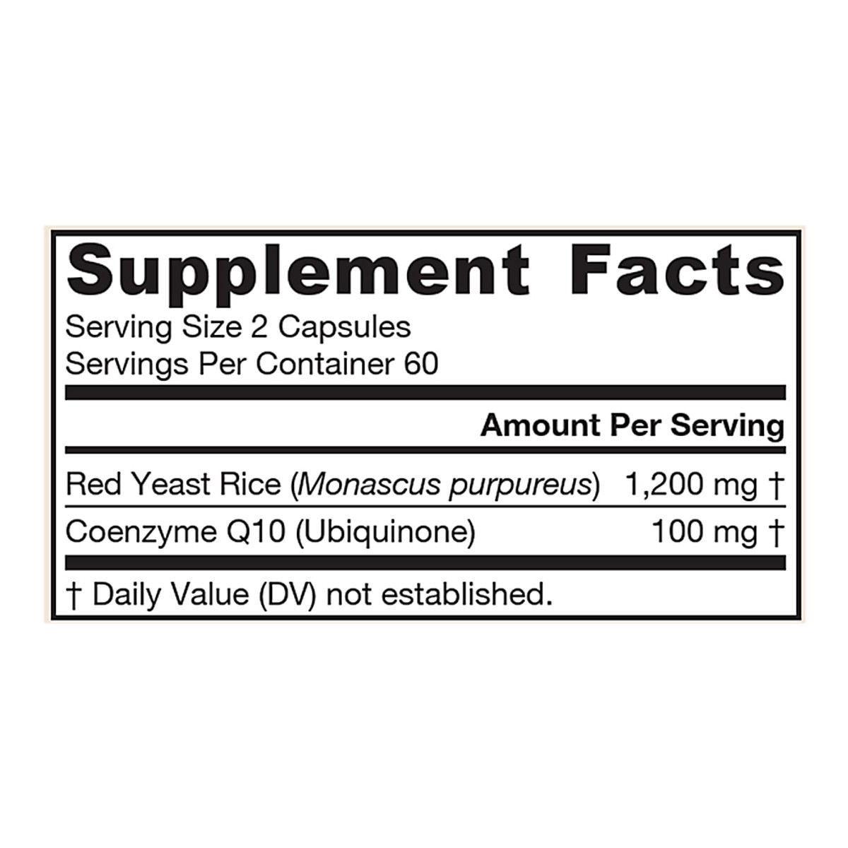 slide 5 of 9, Jarrow Formulas Red Yeast Rice 1200 mg + Co-Q10 100 mg Per Serving - 120 Veggie Caps - 60 Servings - Herbal Heart Health Dietary Supplement - Supports Cardiovascular Health - Vegan, 120 ct