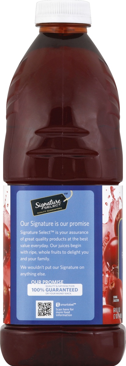 slide 3 of 4, Signature Select 100% Juice Cranberry Juice Blend 64 fl oz, 