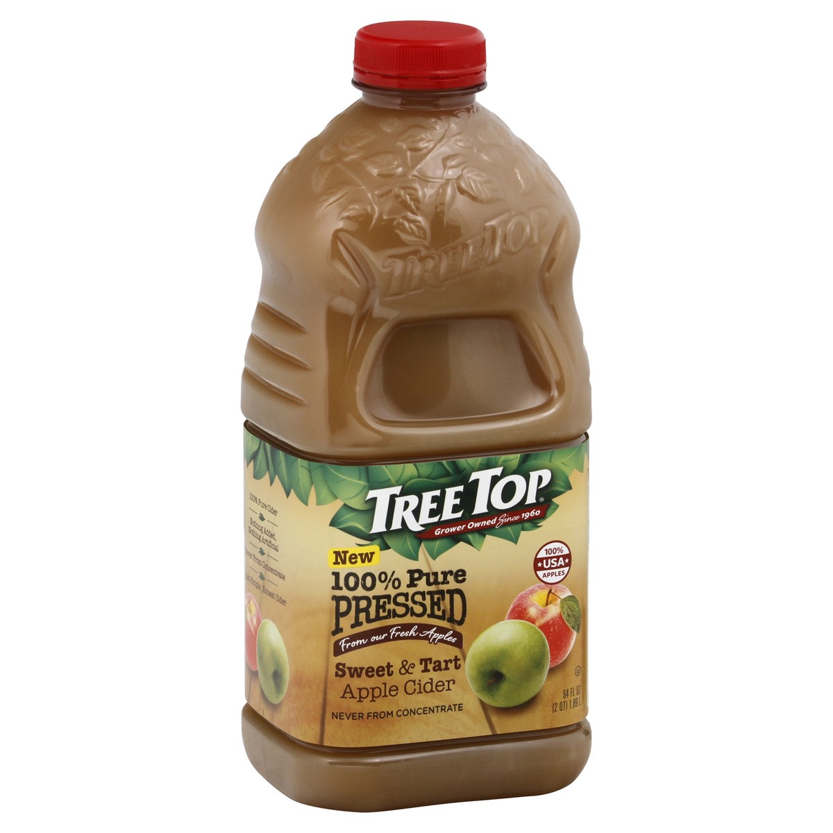 slide 2 of 9, Tree Top Apple Cider 64 oz, 