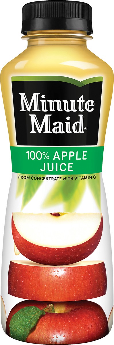 slide 6 of 6, Minute Maid 100% Apple Juice Bottle, 15.2 fl oz