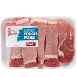 Weis Fresh from the Farm Boneless Country Style Ribs